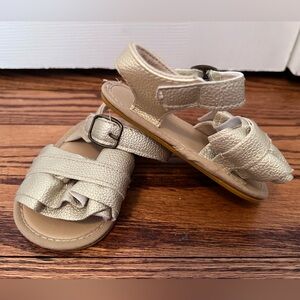 Gold Kids Sandals